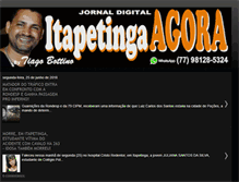 Tablet Screenshot of itapetingaagora.net